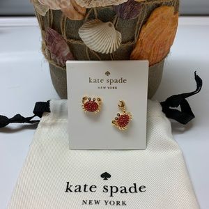 Kate spade shore thing earrings 🦀
